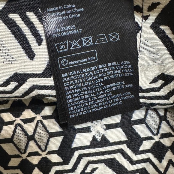 H&M Divided Mini Skirt Geometric Print Women's US 10 - Picture 6 of 7